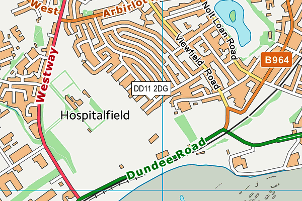 DD11 2DG map - OS VectorMap District (Ordnance Survey) DD11 2DG map - OS VectorMap District (Ordnance Survey)