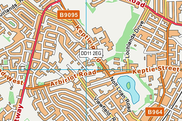DD11 2EG map - OS VectorMap District (Ordnance Survey) DD11 2EG map - OS VectorMap District (Ordnance Survey)