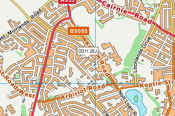DD11 2EJ map - OS VectorMap District (Ordnance Survey) DD11 2EJ map - OS VectorMap District (Ordnance Survey)