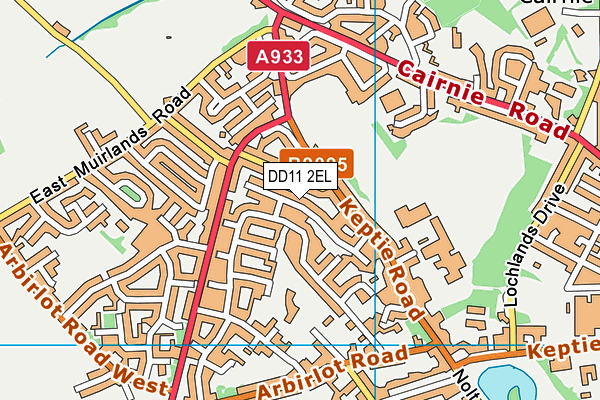 DD11 2EL map - OS VectorMap District (Ordnance Survey) DD11 2EL map - OS VectorMap District (Ordnance Survey)