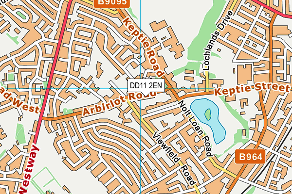 DD11 2EN map - OS VectorMap District (Ordnance Survey) DD11 2EN map - OS VectorMap District (Ordnance Survey)