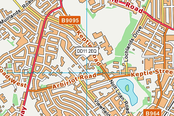 DD11 2EQ map - OS VectorMap District (Ordnance Survey) DD11 2EQ map - OS VectorMap District (Ordnance Survey)