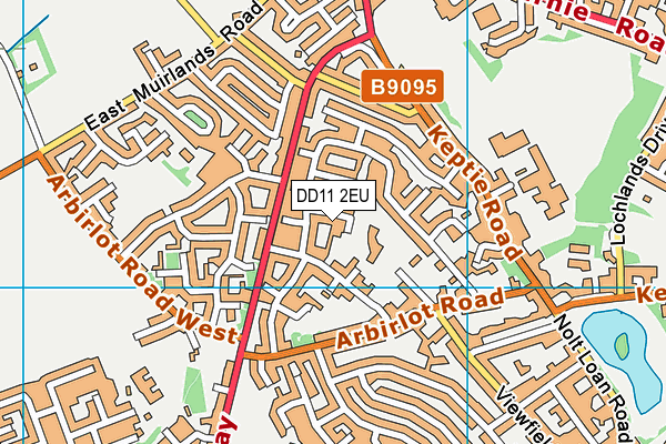 DD11 2EU map - OS VectorMap District (Ordnance Survey) DD11 2EU map - OS VectorMap District (Ordnance Survey)