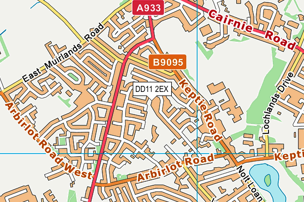 DD11 2EX map - OS VectorMap District (Ordnance Survey) DD11 2EX map - OS VectorMap District (Ordnance Survey)