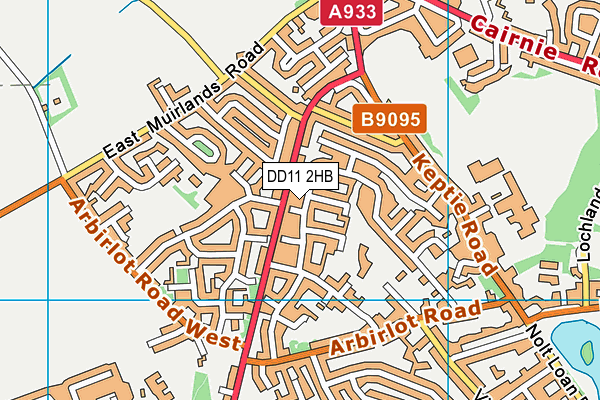 DD11 2HB map - OS VectorMap District (Ordnance Survey) DD11 2HB map - OS VectorMap District (Ordnance Survey)