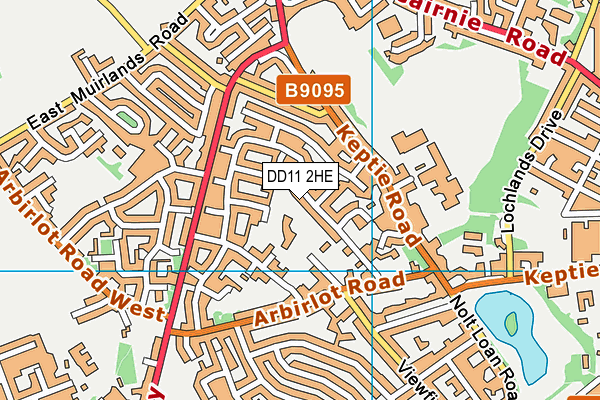 DD11 2HE map - OS VectorMap District (Ordnance Survey) DD11 2HE map - OS VectorMap District (Ordnance Survey)