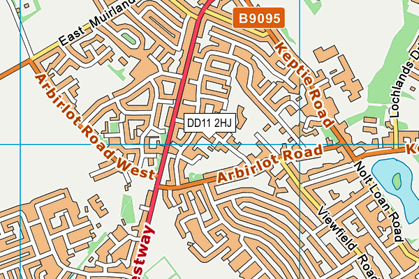 DD11 2HJ map - OS VectorMap District (Ordnance Survey) DD11 2HJ map - OS VectorMap District (Ordnance Survey)