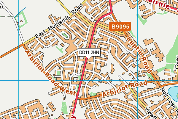 DD11 2HN map - OS VectorMap District (Ordnance Survey) DD11 2HN map - OS VectorMap District (Ordnance Survey)
