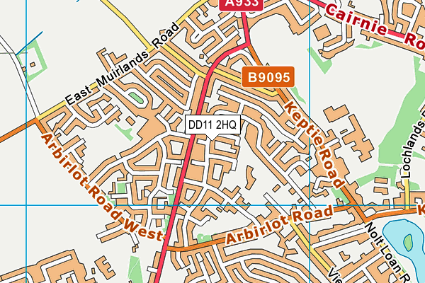 DD11 2HQ map - OS VectorMap District (Ordnance Survey) DD11 2HQ map - OS VectorMap District (Ordnance Survey)