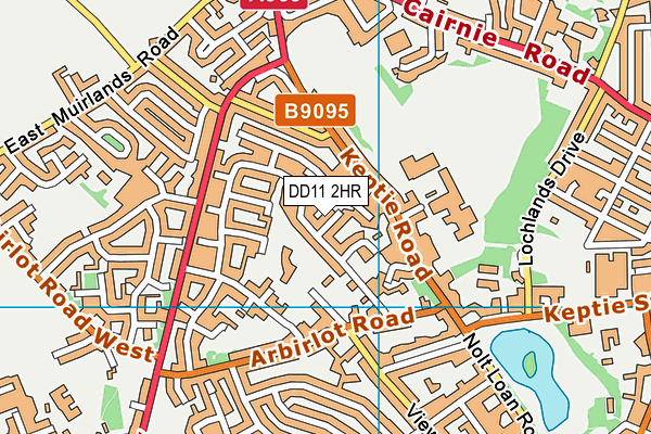DD11 2HR map - OS VectorMap District (Ordnance Survey) DD11 2HR map - OS VectorMap District (Ordnance Survey)