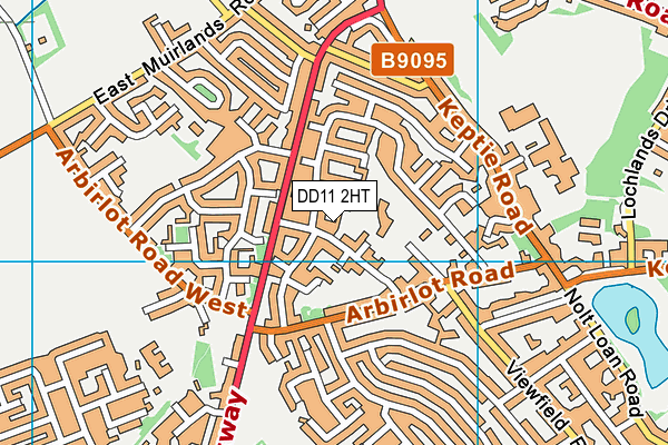 DD11 2HT map - OS VectorMap District (Ordnance Survey) DD11 2HT map - OS VectorMap District (Ordnance Survey)