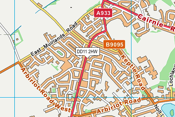DD11 2HW map - OS VectorMap District (Ordnance Survey) DD11 2HW map - OS VectorMap District (Ordnance Survey)