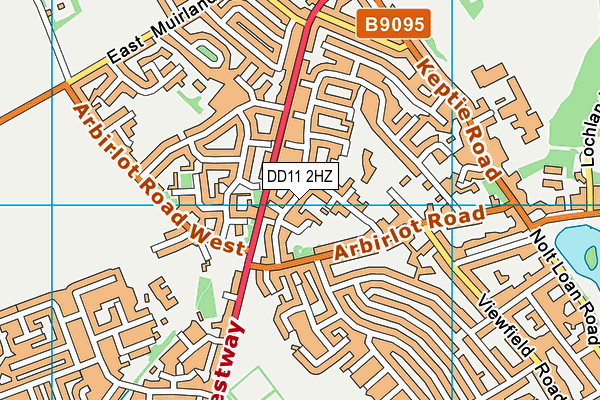 DD11 2HZ map - OS VectorMap District (Ordnance Survey) DD11 2HZ map - OS VectorMap District (Ordnance Survey)