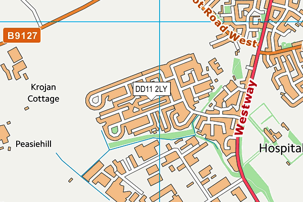 DD11 2LY map - OS VectorMap District (Ordnance Survey) DD11 2LY map - OS VectorMap District (Ordnance Survey)