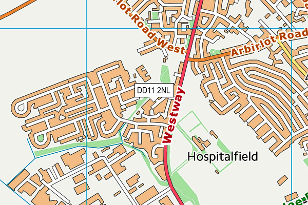 DD11 2NL map - OS VectorMap District (Ordnance Survey) DD11 2NL map - OS VectorMap District (Ordnance Survey)