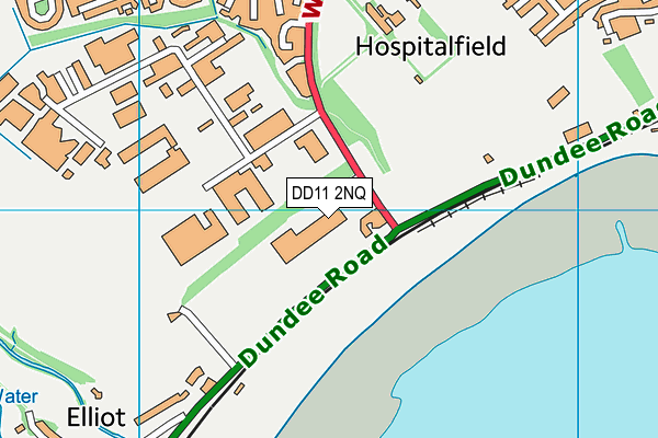 DD11 2NQ map - OS VectorMap District (Ordnance Survey) DD11 2NQ map - OS VectorMap District (Ordnance Survey)