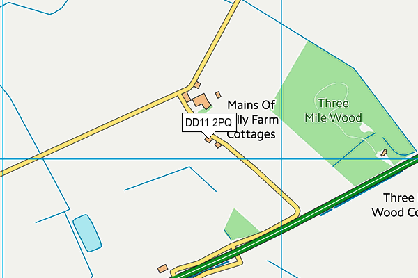 DD11 2PQ map - OS VectorMap District (Ordnance Survey) DD11 2PQ map - OS VectorMap District (Ordnance Survey)