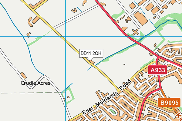 DD11 2QH map - OS VectorMap District (Ordnance Survey) DD11 2QH map - OS VectorMap District (Ordnance Survey)