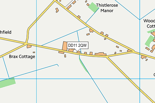 DD11 2QW map - OS VectorMap District (Ordnance Survey) DD11 2QW map - OS VectorMap District (Ordnance Survey)
