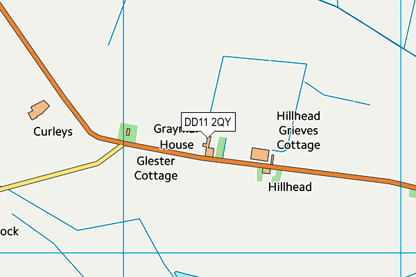 DD11 2QY map - OS VectorMap District (Ordnance Survey) DD11 2QY map - OS VectorMap District (Ordnance Survey)