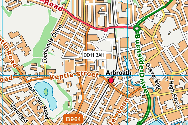 DD11 3AH map - OS VectorMap District (Ordnance Survey) DD11 3AH map - OS VectorMap District (Ordnance Survey)