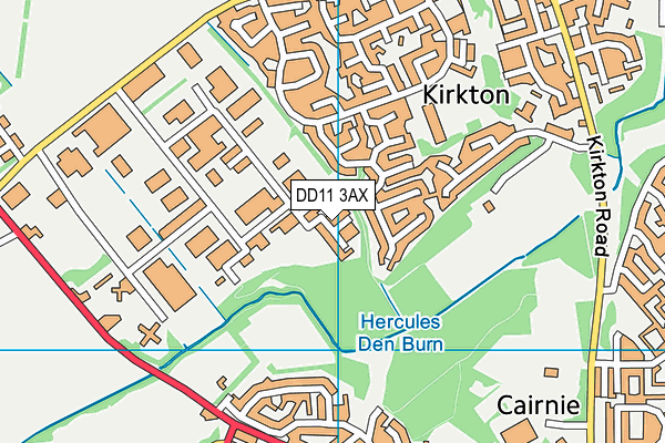 DD11 3AX map - OS VectorMap District (Ordnance Survey) DD11 3AX map - OS VectorMap District (Ordnance Survey)