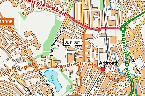 DD11 3BY map - OS VectorMap District (Ordnance Survey) DD11 3BY map - OS VectorMap District (Ordnance Survey)