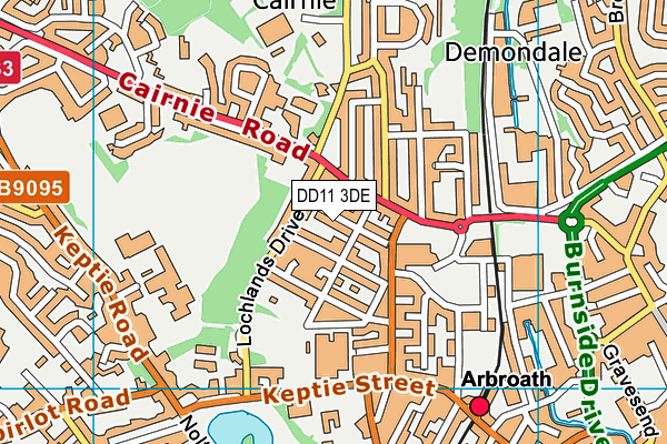 DD11 3DE map - OS VectorMap District (Ordnance Survey) DD11 3DE map - OS VectorMap District (Ordnance Survey)