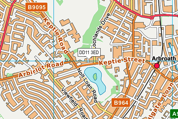 DD11 3ED map - OS VectorMap District (Ordnance Survey) DD11 3ED map - OS VectorMap District (Ordnance Survey)