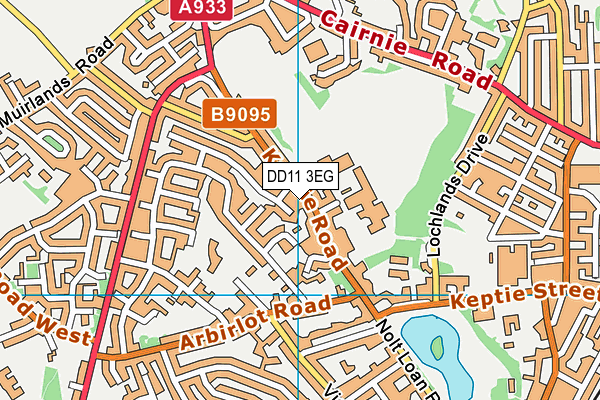 DD11 3EG map - OS VectorMap District (Ordnance Survey) DD11 3EG map - OS VectorMap District (Ordnance Survey)