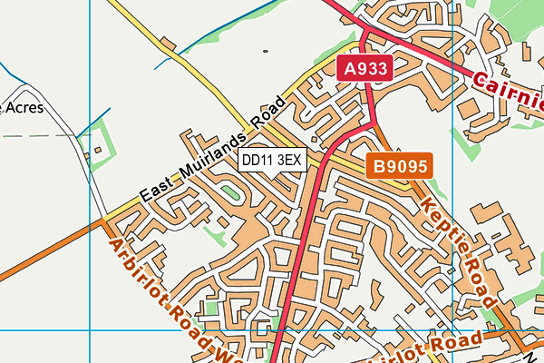 DD11 3EX map - OS VectorMap District (Ordnance Survey) DD11 3EX map - OS VectorMap District (Ordnance Survey)
