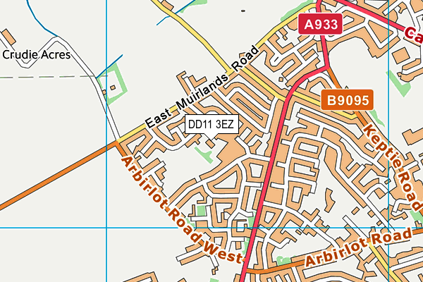 DD11 3EZ map - OS VectorMap District (Ordnance Survey) DD11 3EZ map - OS VectorMap District (Ordnance Survey)