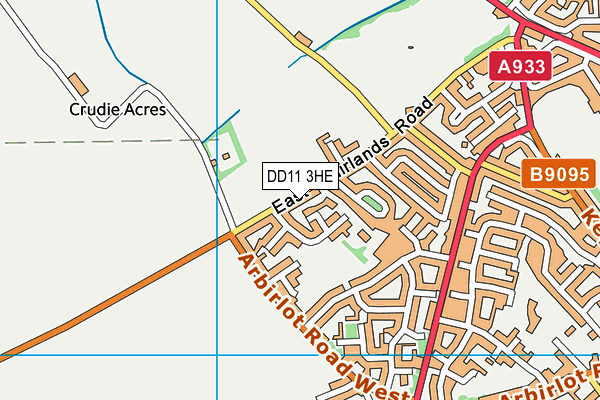 DD11 3HE map - OS VectorMap District (Ordnance Survey) DD11 3HE map - OS VectorMap District (Ordnance Survey)