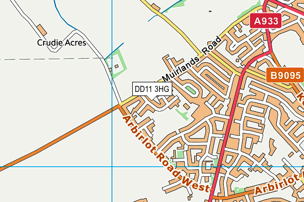DD11 3HG map - OS VectorMap District (Ordnance Survey) DD11 3HG map - OS VectorMap District (Ordnance Survey)