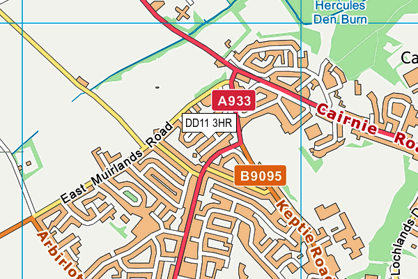 DD11 3HR map - OS VectorMap District (Ordnance Survey) DD11 3HR map - OS VectorMap District (Ordnance Survey)