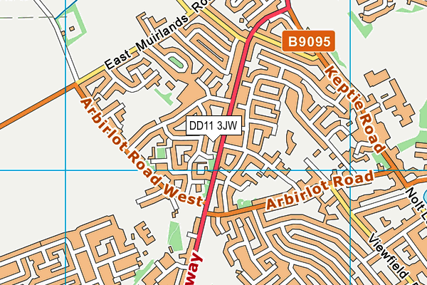 DD11 3JW map - OS VectorMap District (Ordnance Survey) DD11 3JW map - OS VectorMap District (Ordnance Survey)