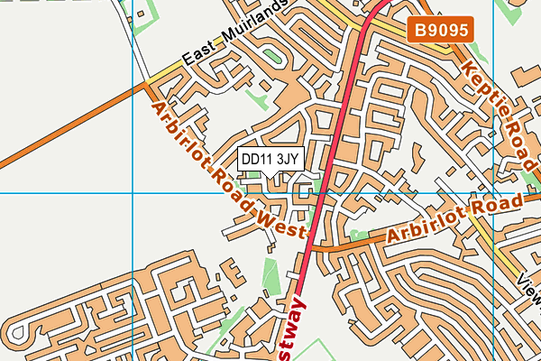 DD11 3JY map - OS VectorMap District (Ordnance Survey) DD11 3JY map - OS VectorMap District (Ordnance Survey)