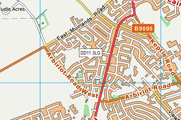 DD11 3LG map - OS VectorMap District (Ordnance Survey) DD11 3LG map - OS VectorMap District (Ordnance Survey)