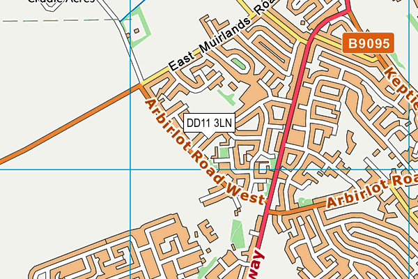 DD11 3LN map - OS VectorMap District (Ordnance Survey) DD11 3LN map - OS VectorMap District (Ordnance Survey)