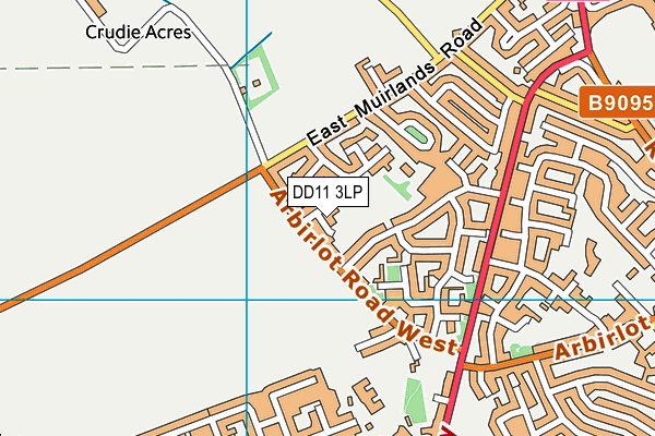 DD11 3LP map - OS VectorMap District (Ordnance Survey) DD11 3LP map - OS VectorMap District (Ordnance Survey)