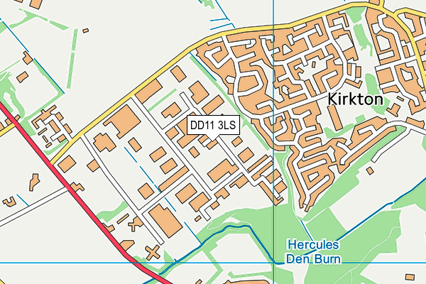 DD11 3LS map - OS VectorMap District (Ordnance Survey)