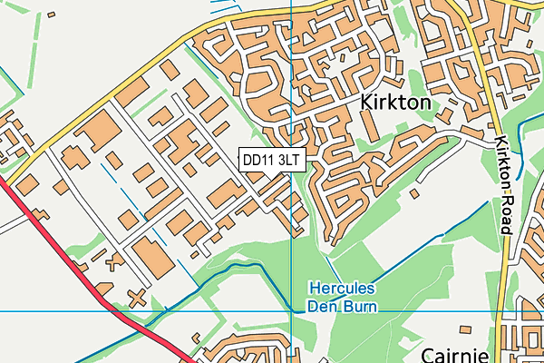 DD11 3LT map - OS VectorMap District (Ordnance Survey) DD11 3LT map - OS VectorMap District (Ordnance Survey)