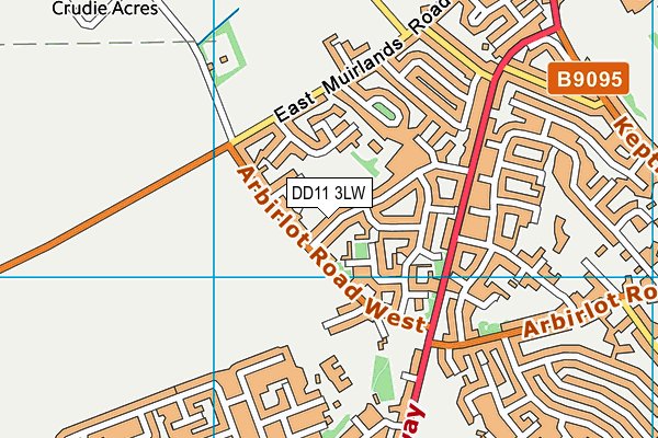 DD11 3LW map - OS VectorMap District (Ordnance Survey) DD11 3LW map - OS VectorMap District (Ordnance Survey)