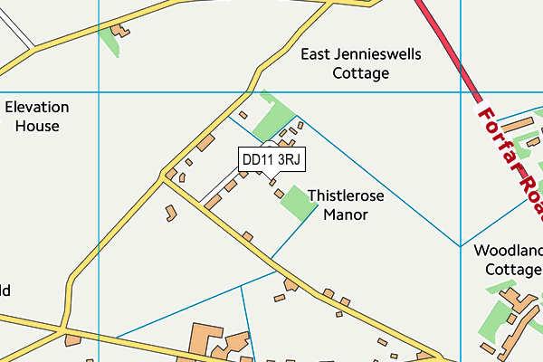 DD11 3RJ map - OS VectorMap District (Ordnance Survey) DD11 3RJ map - OS VectorMap District (Ordnance Survey)