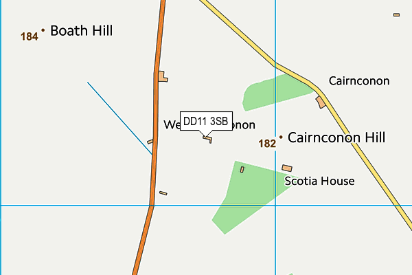 DD11 3SB map - OS VectorMap District (Ordnance Survey) DD11 3SB map - OS VectorMap District (Ordnance Survey)