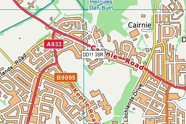 DD11 3SR map - OS VectorMap District (Ordnance Survey) DD11 3SR map - OS VectorMap District (Ordnance Survey)