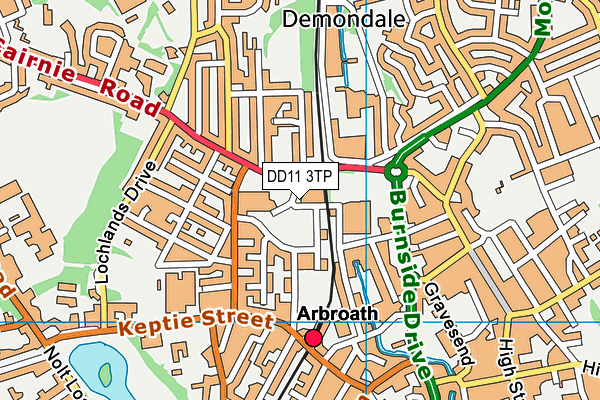 DD11 3TP map - OS VectorMap District (Ordnance Survey) DD11 3TP map - OS VectorMap District (Ordnance Survey)