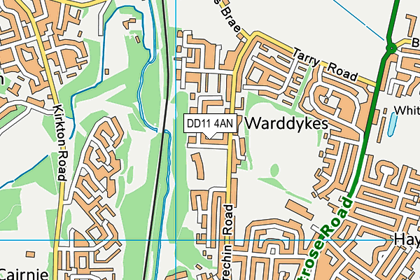 DD11 4AN map - OS VectorMap District (Ordnance Survey) DD11 4AN map - OS VectorMap District (Ordnance Survey)