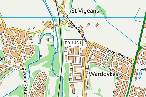 DD11 4AU map - OS VectorMap District (Ordnance Survey) DD11 4AU map - OS VectorMap District (Ordnance Survey)