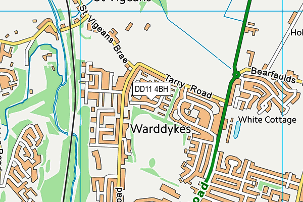 DD11 4BH map - OS VectorMap District (Ordnance Survey) DD11 4BH map - OS VectorMap District (Ordnance Survey)